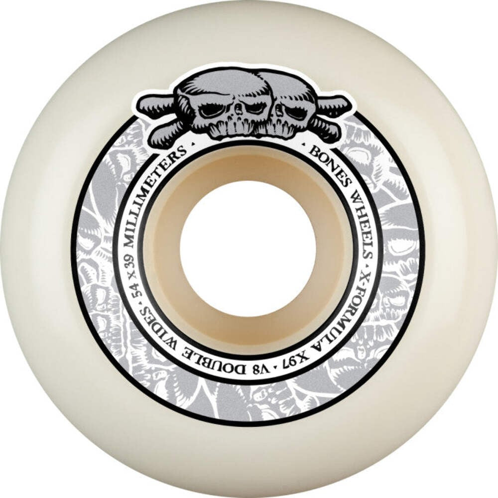 Bones X-Formula Double Wides V8 54mm X97 Skateboard Wheels – The