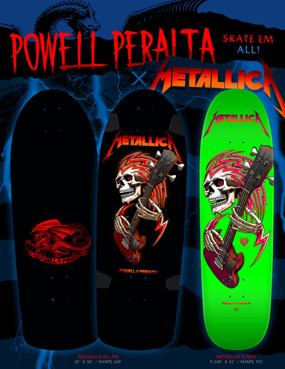Powell Peralta x Metallica official collab coming 12/12/22