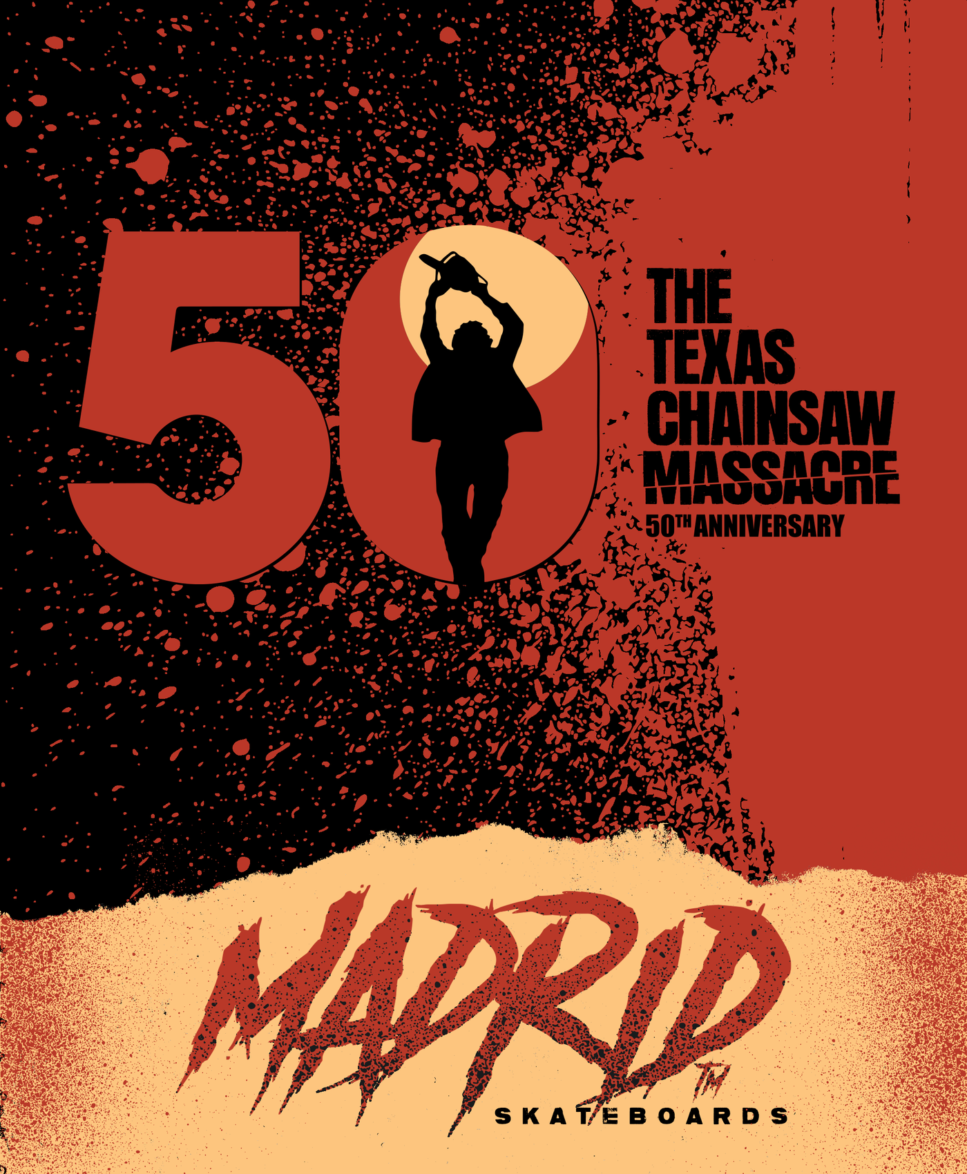 Madrid Skateboards X The Texas Chainsaw Massacre 50th Anniversary