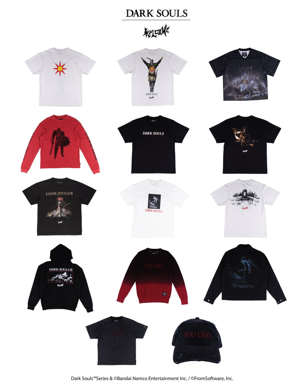 Welcome x Dark Souls apparel lineup