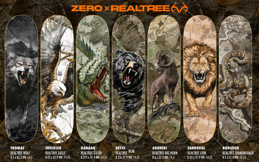 Zero x Realtree deck series