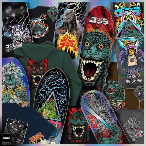 Santa Cruz x Godzilla - The Dark Slide