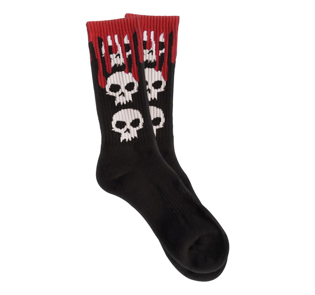 ZERO 3 SKULL BLOOD SOCKS