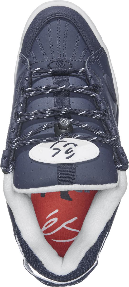 éS THE MUSKA NAVY WHITE SKATE SHOES