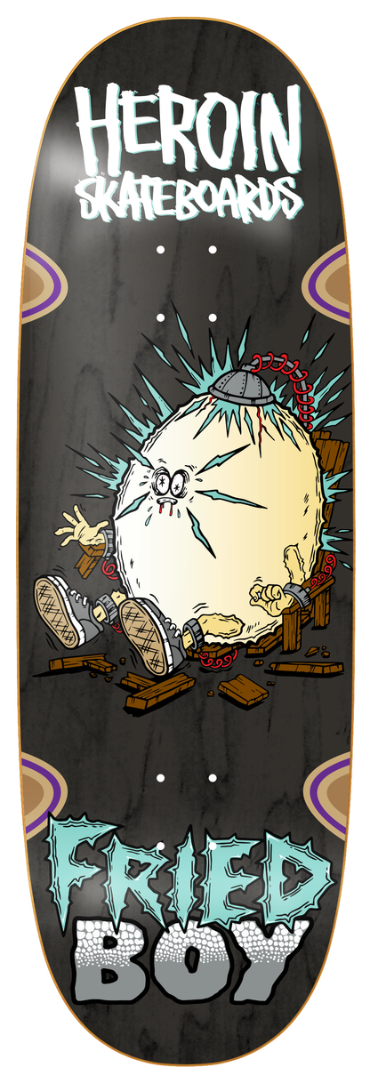 Heroin Fried Boy 10.4" Skateboard Deck