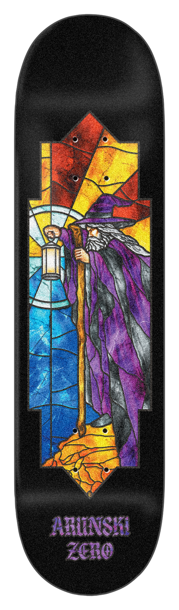 Zero Arunski "Hermit Stained Glass" 8.5" Skateboard Deck