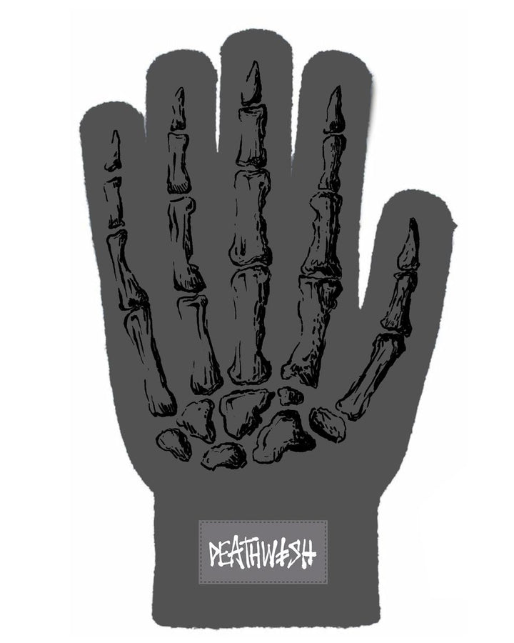 DEATHWISH "Knuckles" Black Gloves