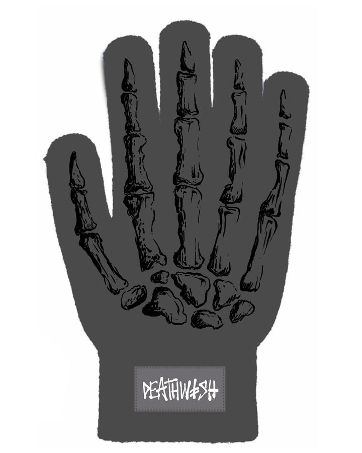 DEATHWISH "Knuckles" Black Gloves