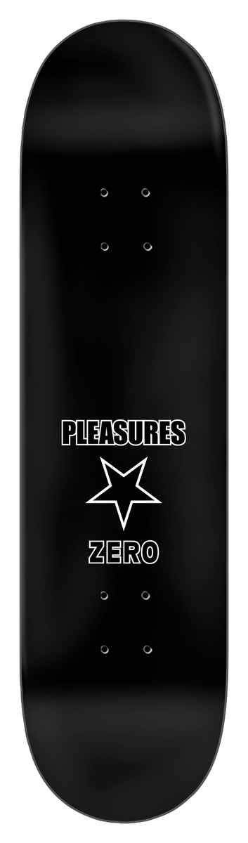 Zero x Pleasures "Stars" 8.25" Skateboard Deck