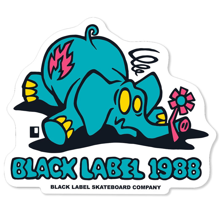 Black Label "Pink Elephant" Sticker
