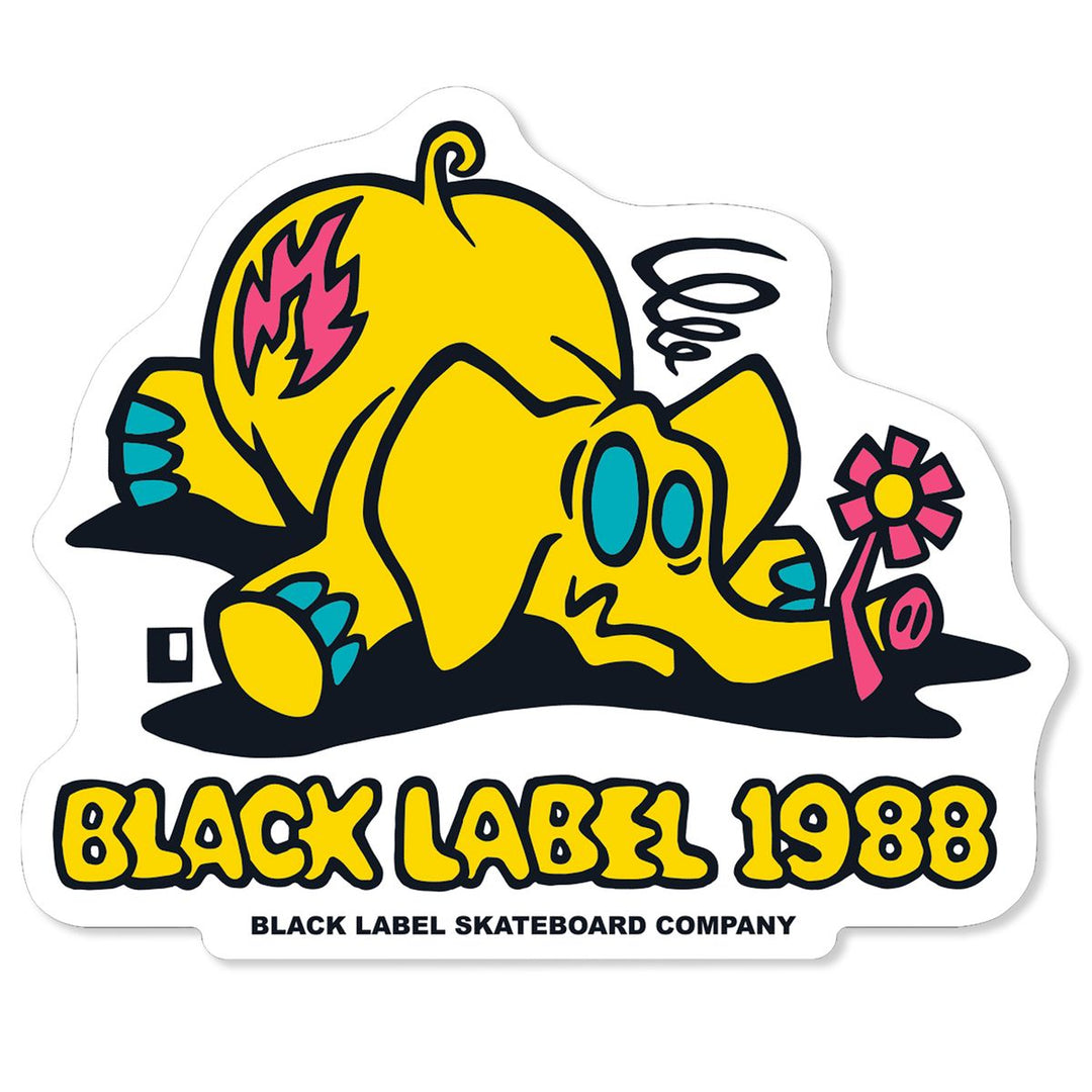 Black Label "Pink Elephant" Sticker