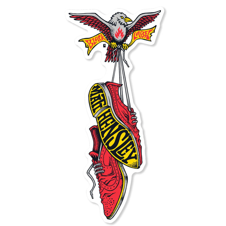 Black Label Matt Hensley "Wingtips" Sticker