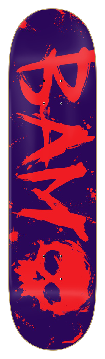 Zero Bam Margera "Purple Blood" 8.25" Skateboard Deck