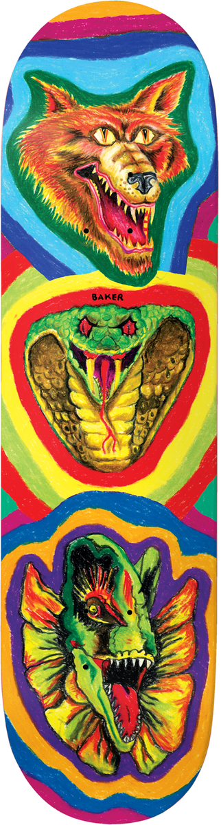 Baker Hawk Fried Beast 8” Skateboard Deck