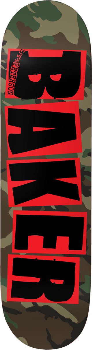 Baker Tyson Peterson Camo 8.25” Skateboard Deck