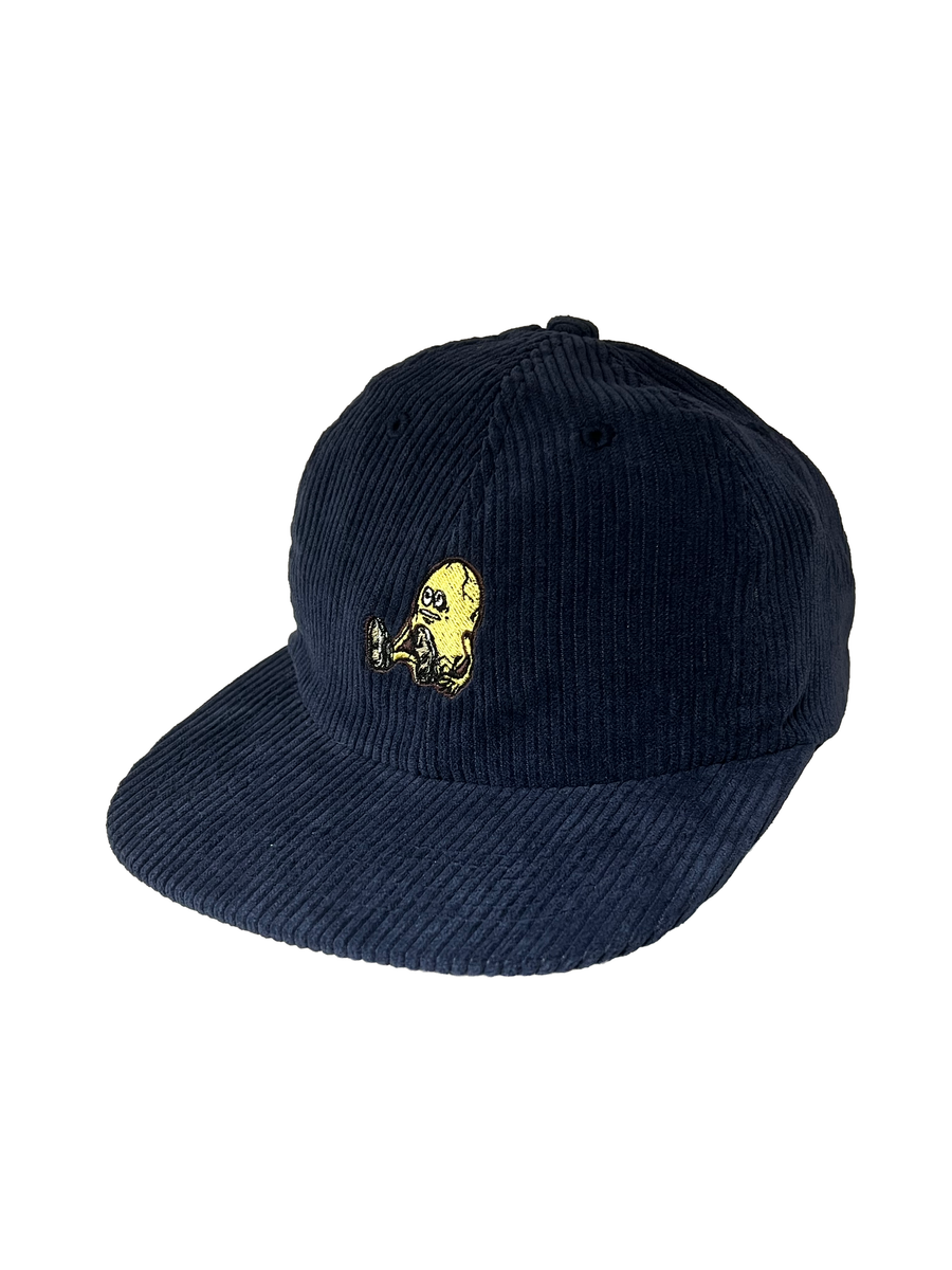 Heroin "Egg" Navy Corduroy Snapback Hat