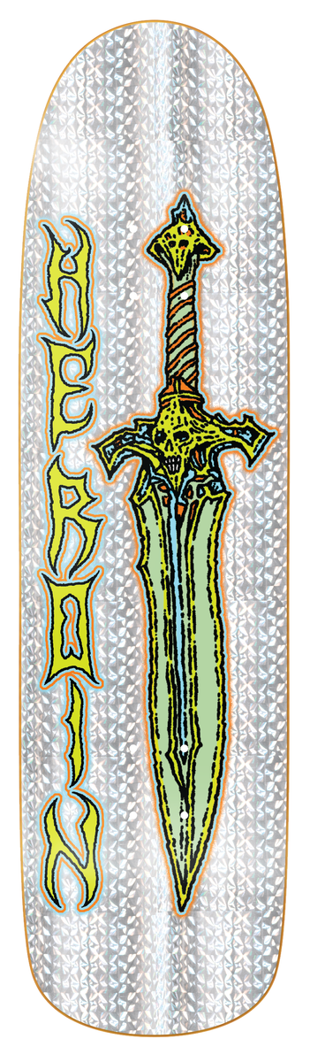 Heroin "Sword" 8.88" Skateboard Deck