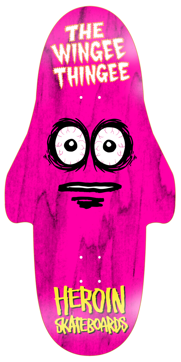 Heroin "Wingy Thingee" 15.25" Skateboard Deck