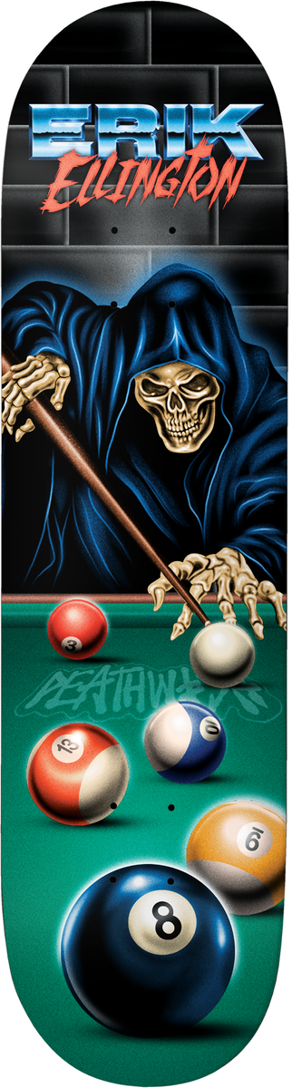 Deathwish Erik Ellington "Pool Reaper" 8.25" Skateboard Deck
