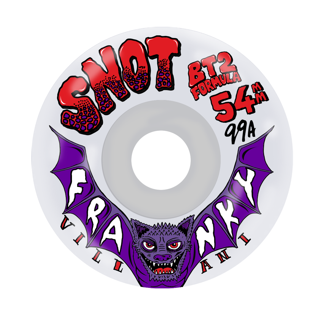 Snot Franky Villani Conical 54mm 99a Skateboard Wheels