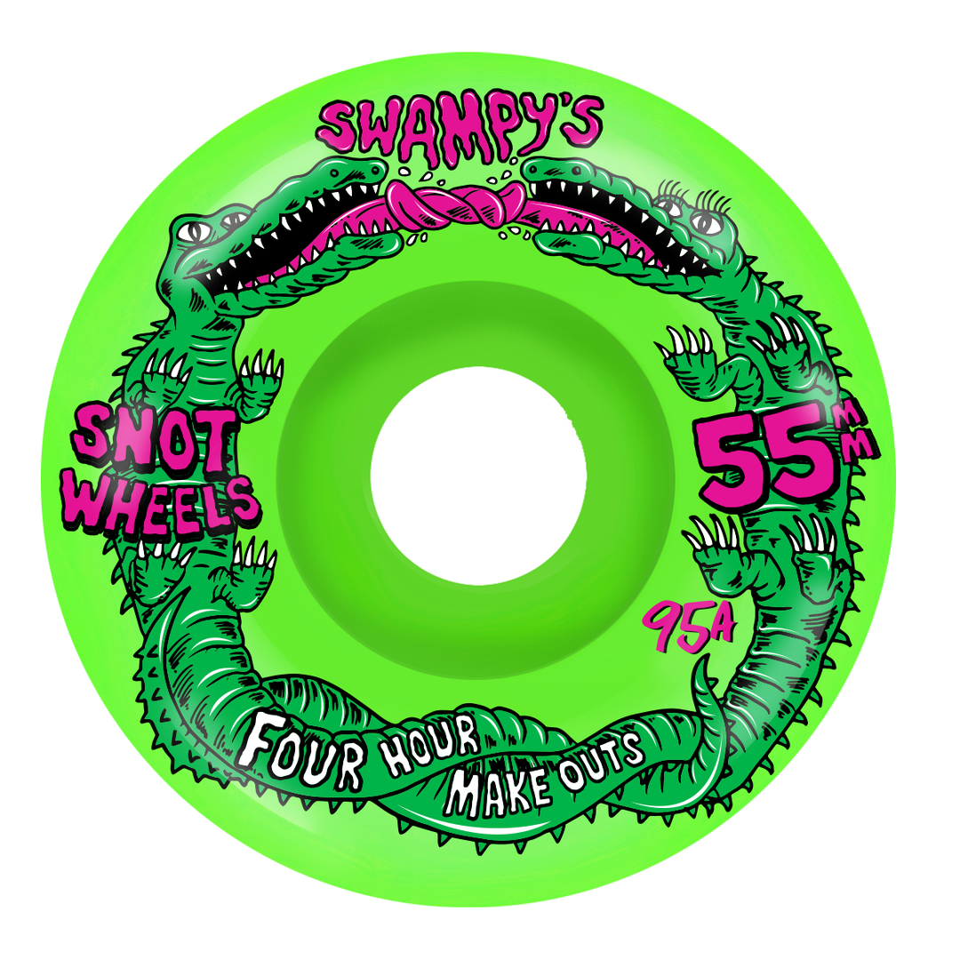 Snot Swampy Four Hour 95a 55mm Skateboard Wheels