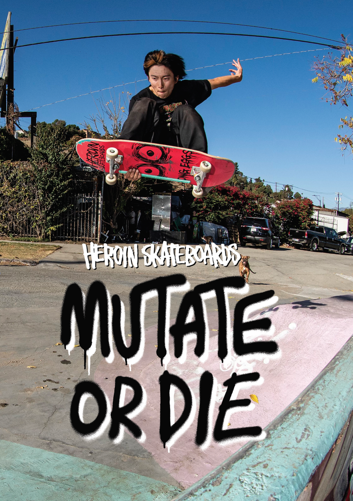 Heroin Skateboards Mutate Or Die DVD