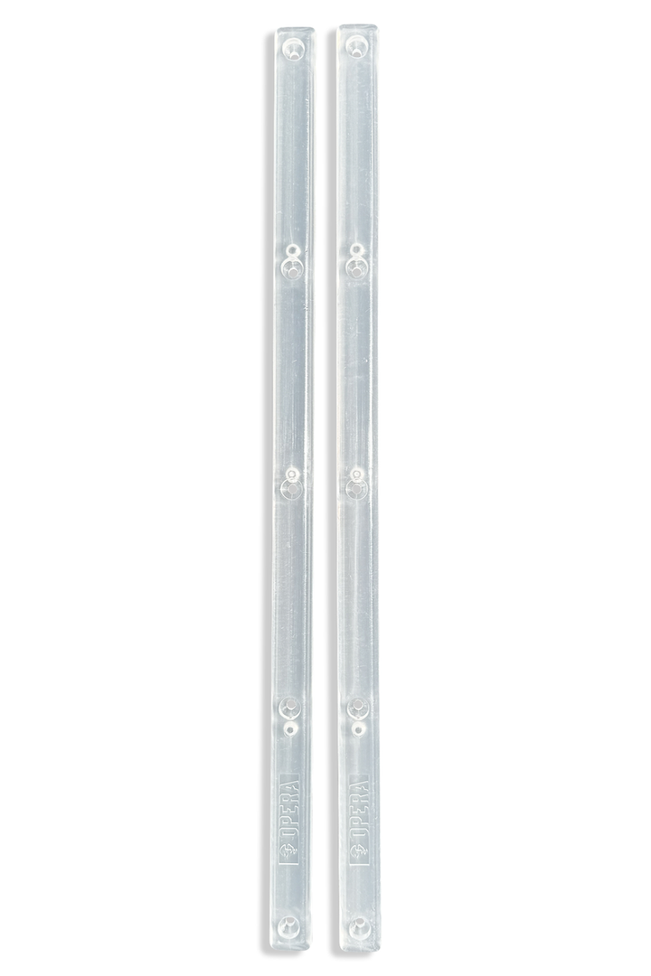 Opera "Clear" Skateboard Rails (Sold As Pair)