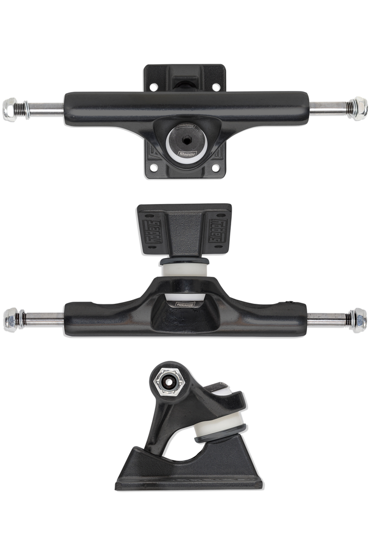 Slappy St1 Inverted Hollow Lights/Ultra Low (Black/Gold) Skateboard Trucks