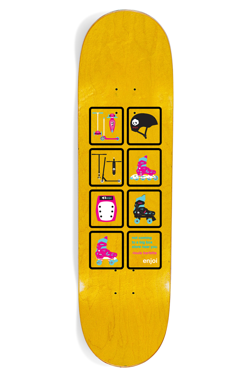 Enjoi Big Box Roller Blades R7 8.5" Skateboard Deck