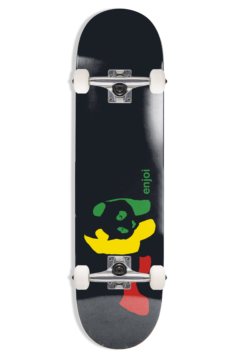 Enjoi Rasta Panda 7.25" FP Complete Skateboard