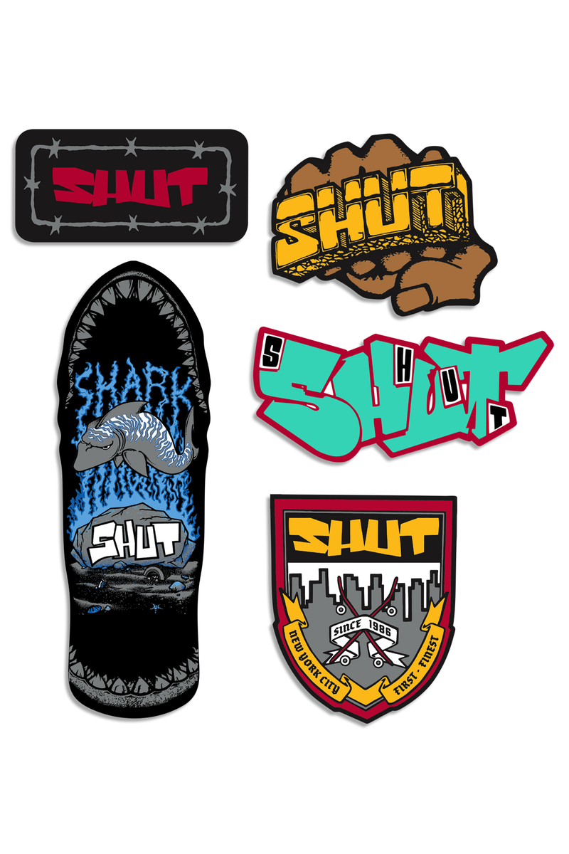 Shut 5pk Sticker Pack