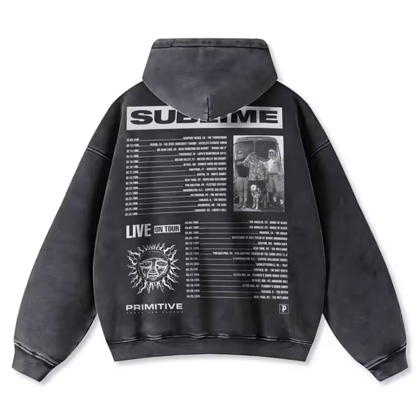 Primitive x Sublime "Rise" Zip Hooded Sweatshirt