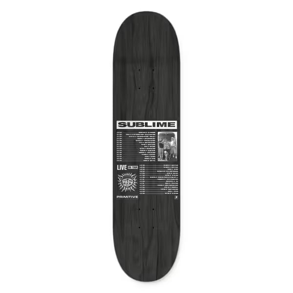 Primitive x Sublime "Rise" 8.5" Skateboard Deck