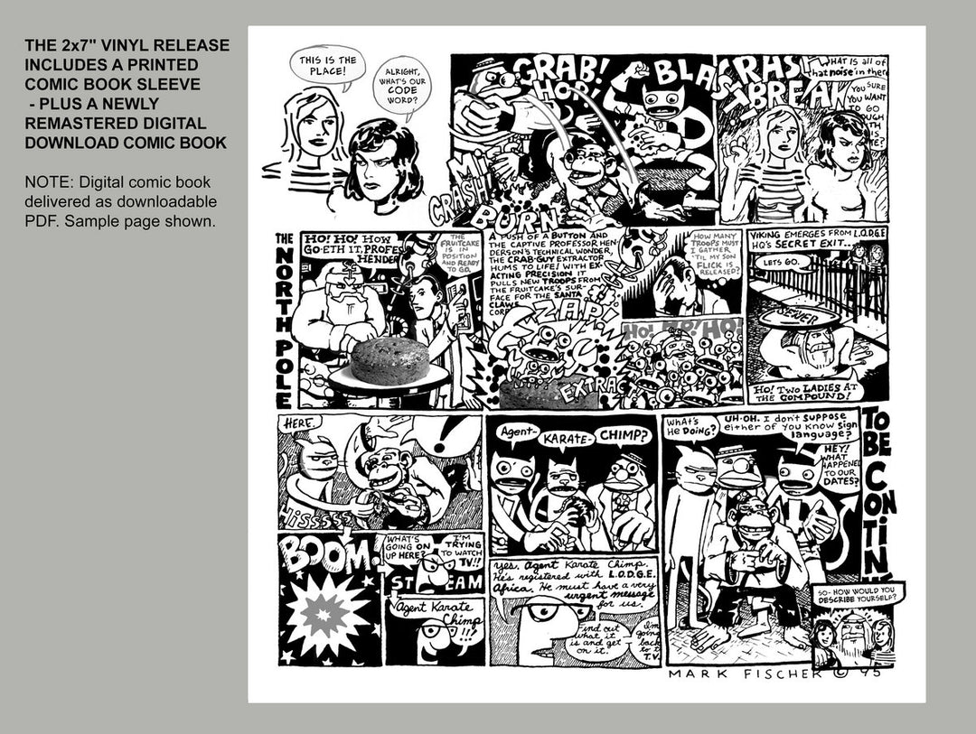 SIDES 1-4 - Shellac / Big'n / US Maple / Brise-Glace 2x 7" + Comic Book