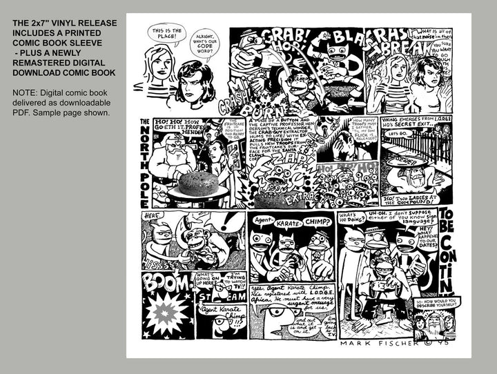 SIDES 1-4 - Shellac / Big'n / US Maple / Brise-Glace 2x 7" + Comic Book
