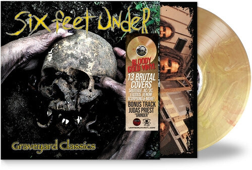 Six Feet Under - Graveyard Classics [Bloody Gold] Vinyl LP Record