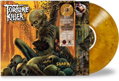 Torture Killer - Swarm! [Rotting Amber] Vinyl LP Record