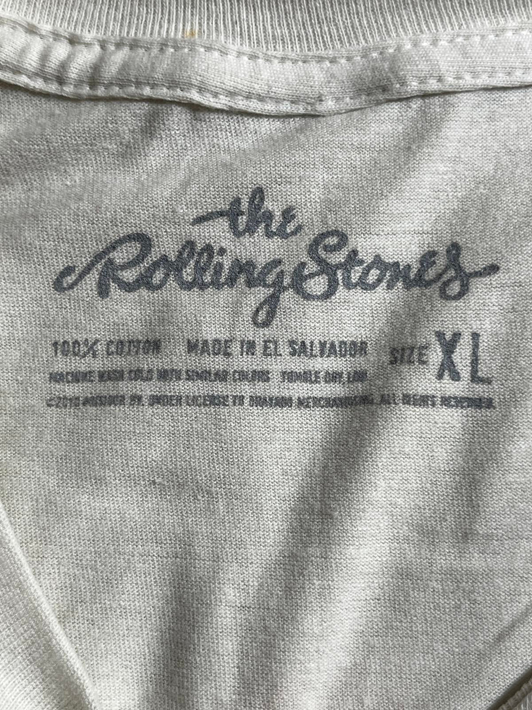 Rolling Stones T-shirt Mick Jagger Drawing 1975 U.S. Tour XL