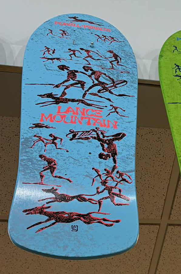 Powell Peralta Lance Mountain Future Primitive Bones Brigade Series 3 Blue Skateboard Deck