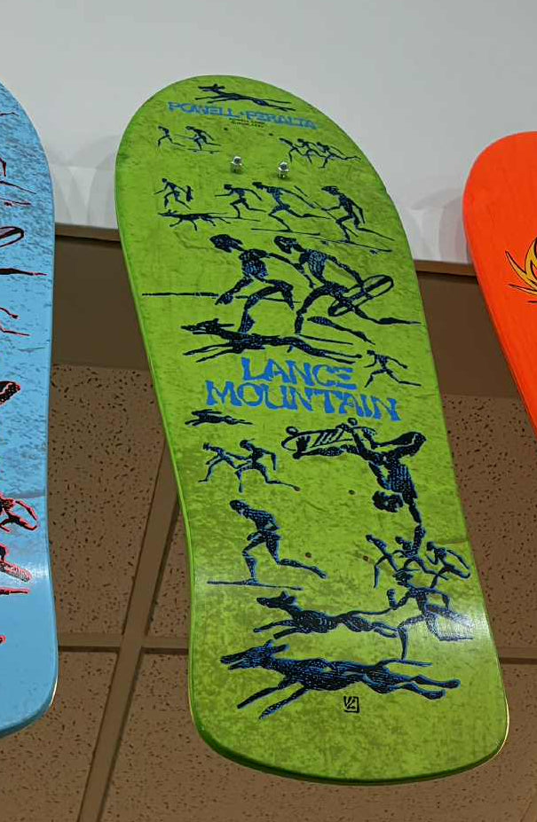 Powell Peralta Lance Mountain Future Primitive Bones Brigade Series 1 Green Skateboard Deck