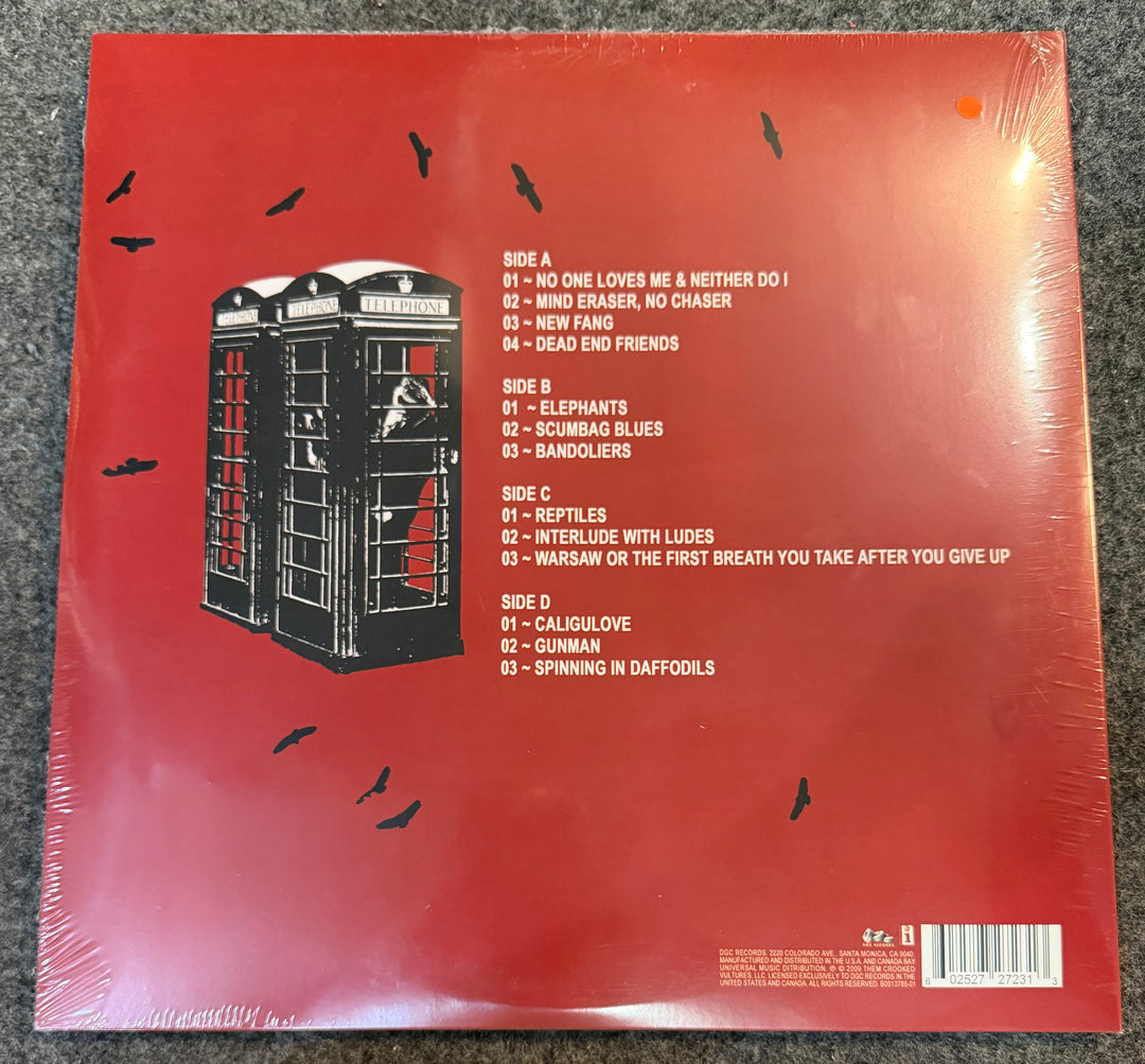 Them Crooked Vultures - Them Crooked Vultures Back Vinyl Record Cover