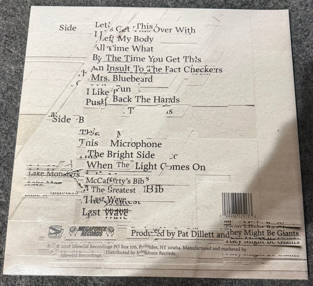 They Might Be Giants - I Like Fun [180G] Back Vinyl Record Cover