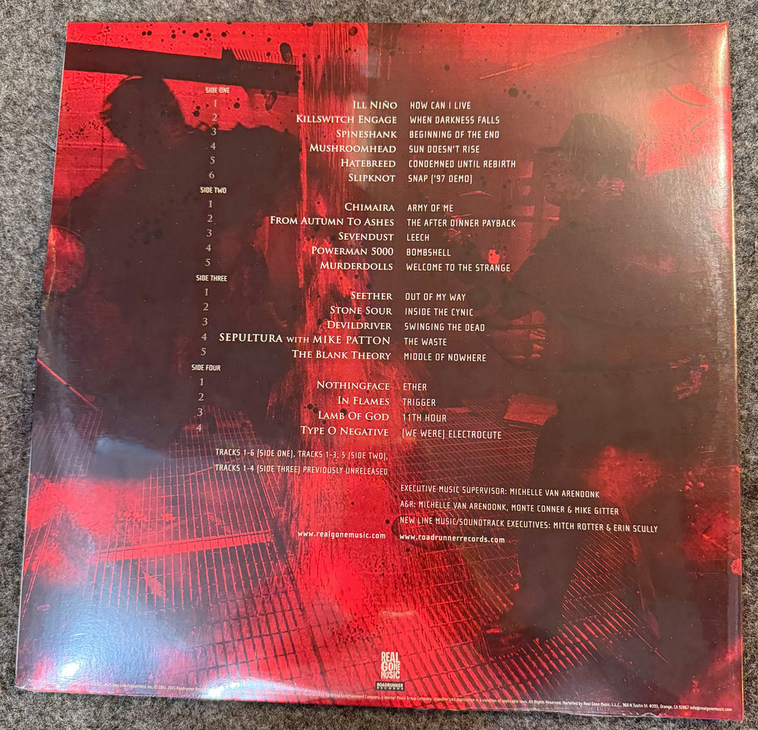 O.S.T. - Freddy Vs Jason [Red Smoke Vinyl] Back VInyl Record Cover