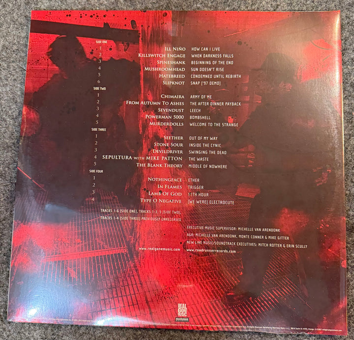 O.S.T. - Freddy Vs Jason [Red Smoke Vinyl] Back VInyl Record Cover