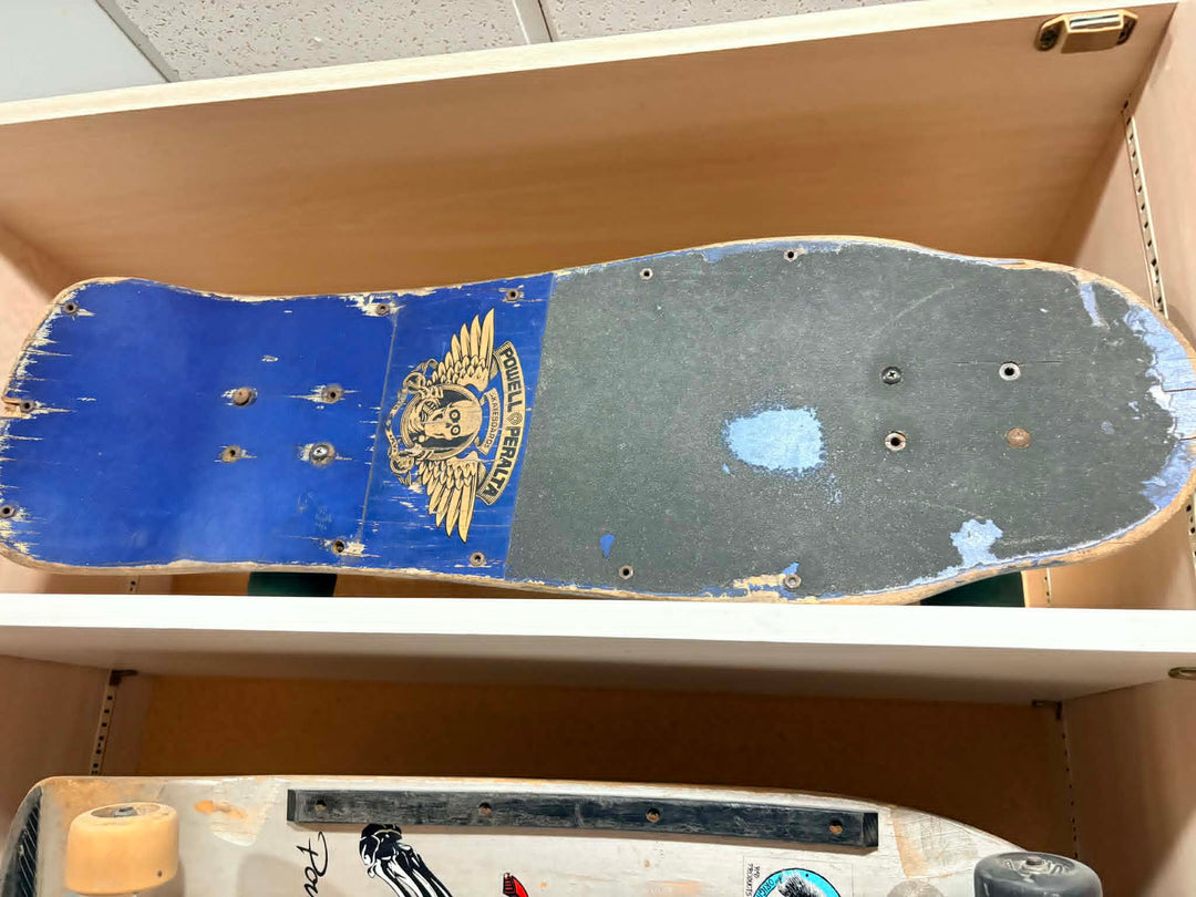 Powell Peralta Tony Hawk Claw Blue Original 80s USED Complete Skateboard