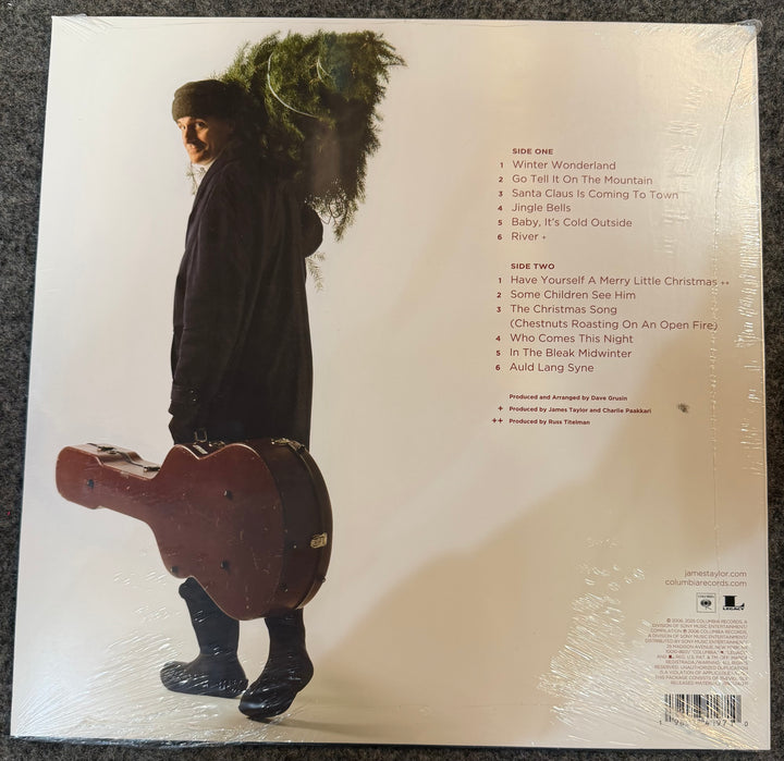 Taylor, James - James Taylor At Christmas Back Vinyl Record Cover