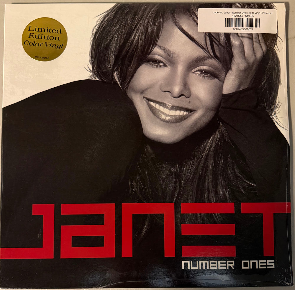 Jackson, Janet - Number Ones [Red Vinyl] Vinyl LP Record