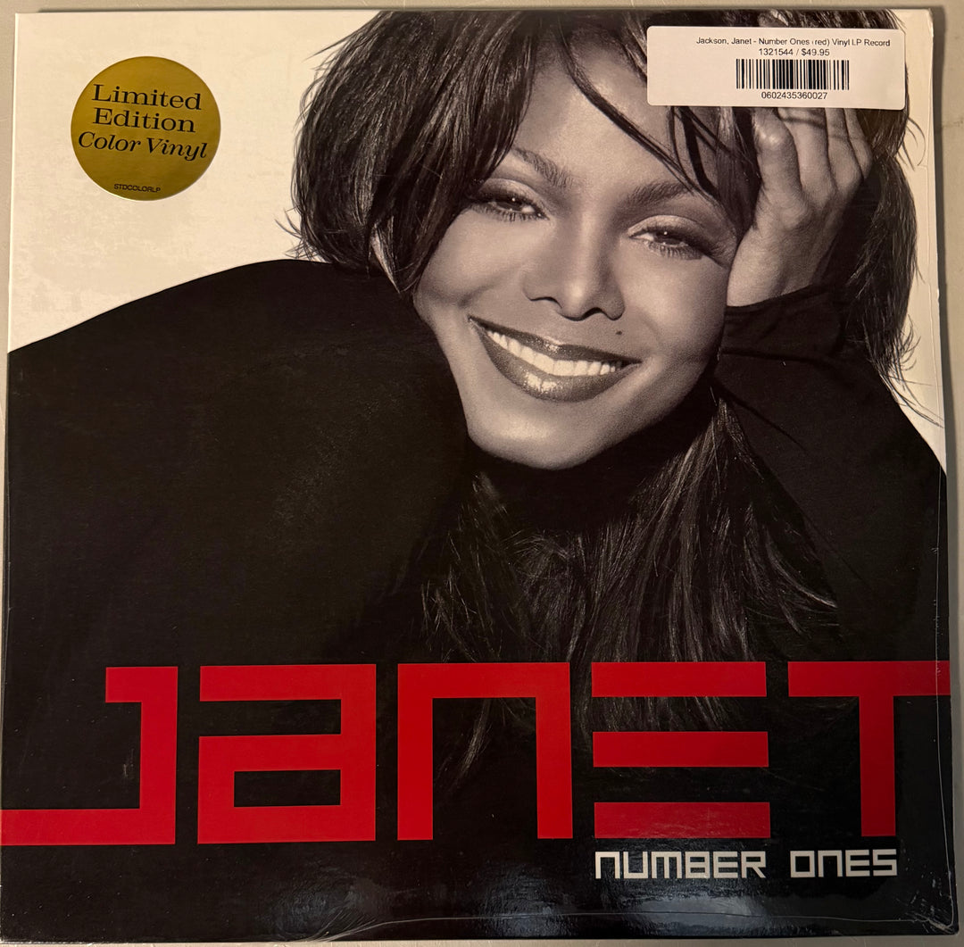 Jackson, Janet - Number Ones [Red Vinyl] Vinyl LP Record