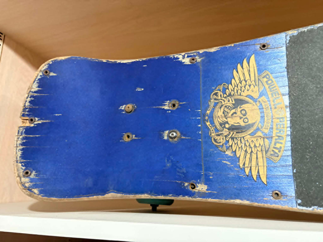 Powell Peralta Tony Hawk Claw Blue Original 80s USED Complete Skateboard