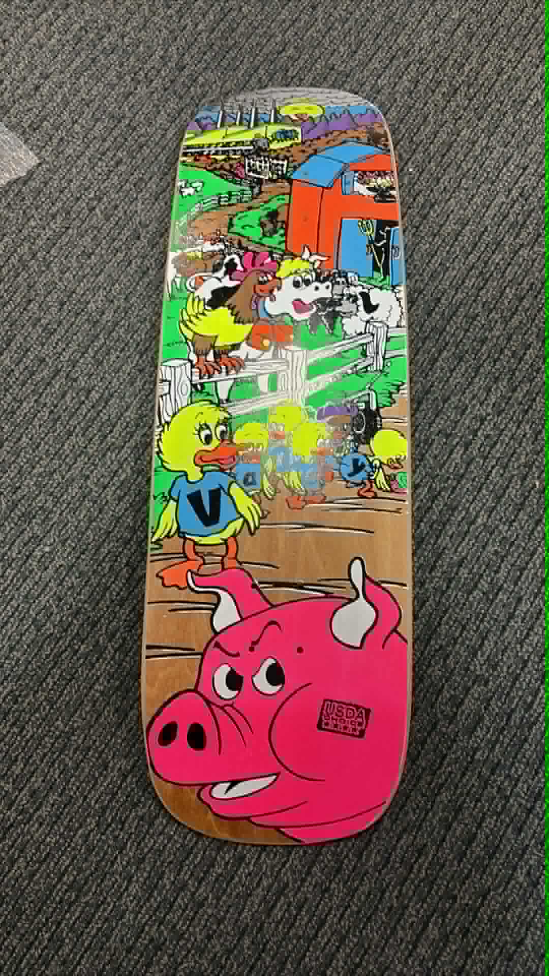 World Industries Mike Vallely Barnyard [Autograph Option] Skateboard Deck
